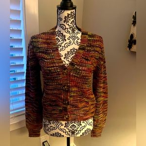 Veronica Beard multi color cropped cardigan!